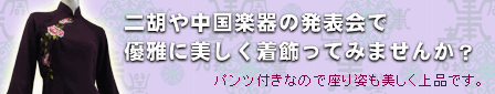 二胡の演奏におすすめのアオザイ